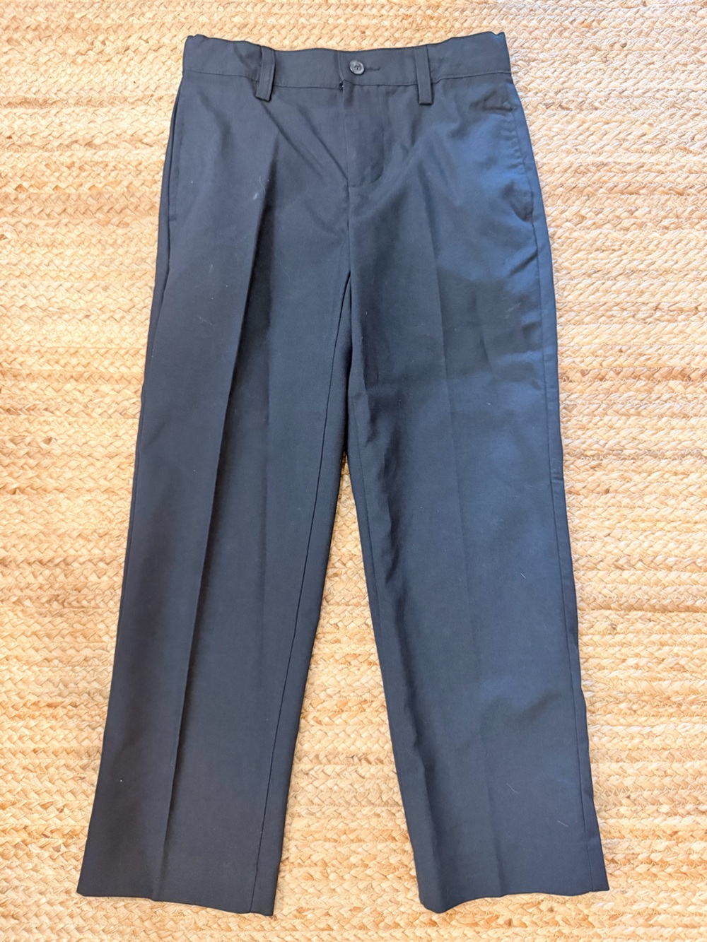 Cat & Jack Men's Blue Dress Pants - Classic Pleated Trousers